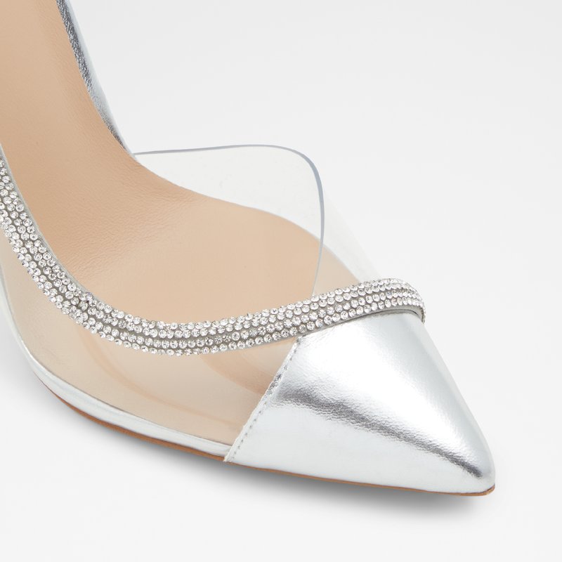 Women's Aldo Fibeth Pumps Silver | 7601-PFJLI