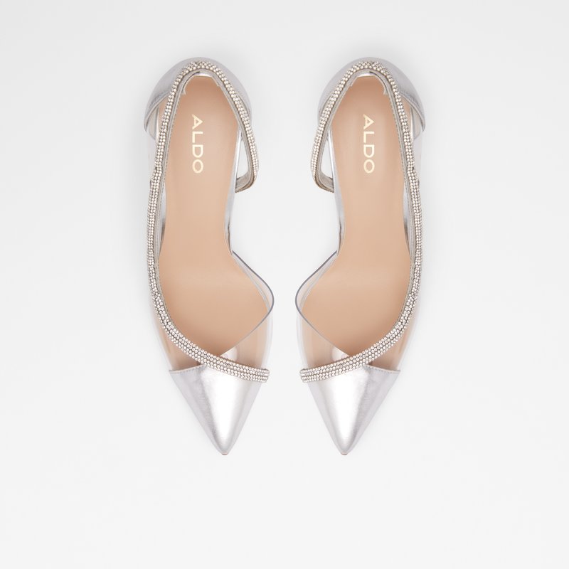Women's Aldo Fibeth Pumps Silver | 7601-PFJLI