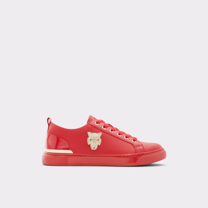 Women\'s Aldo Frayldan Low Sneakers Red | 8956-WHETX