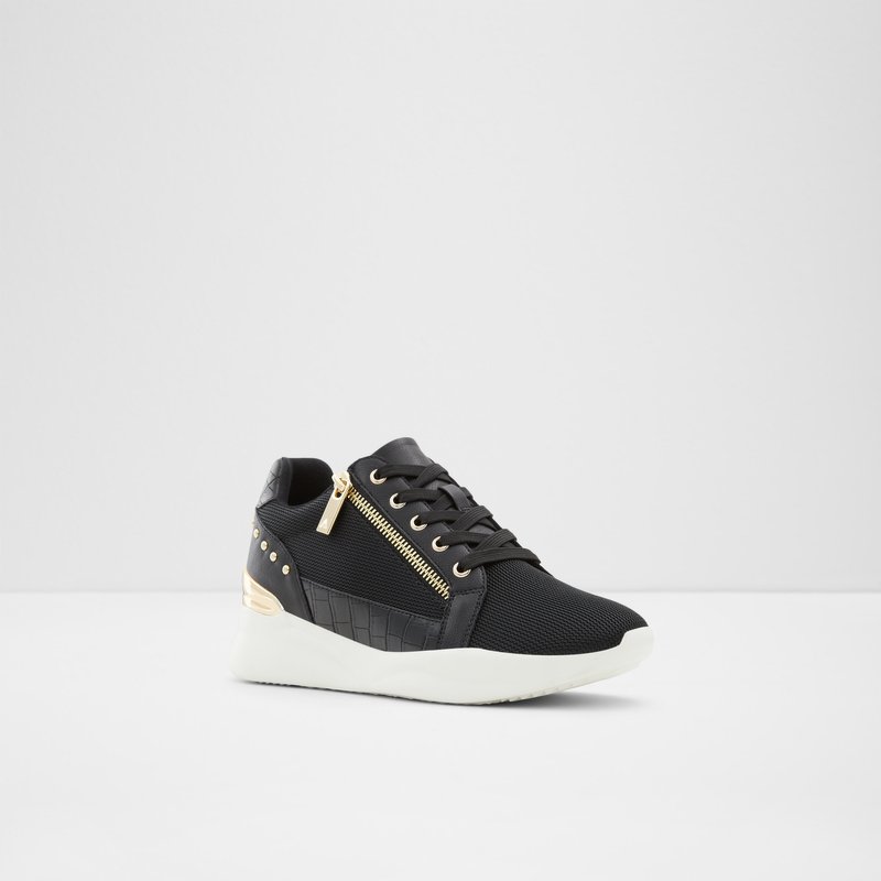 Women's Aldo Frelidda Low Sneakers Black | 3506-NSBUK