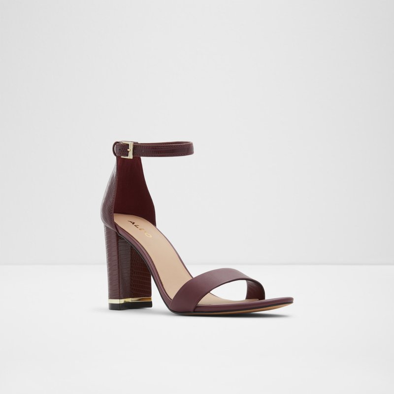 Women's Aldo Frilajan Heeled Sandals Brown | 7061-UQERB