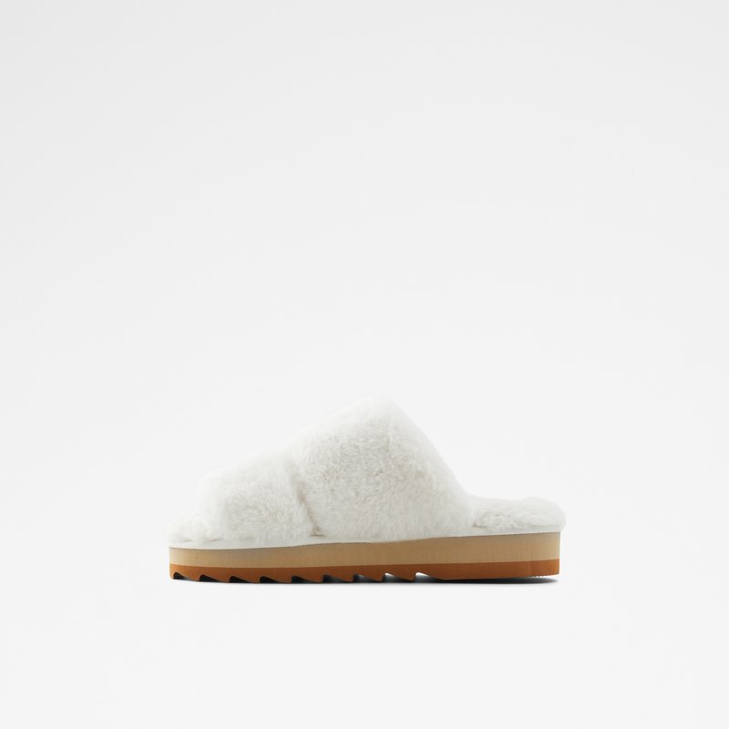 Women's Aldo Gaismas Slippers White | 9125-SCTRD