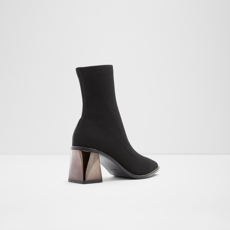 Women's Aldo Galalith Sock Boots Black | 4138-VNLYU