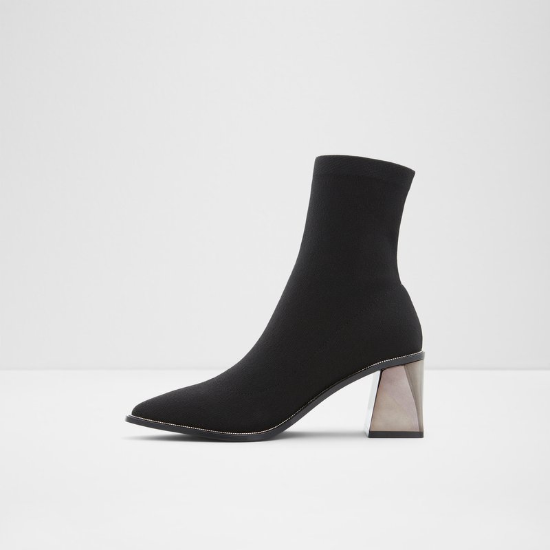 Women's Aldo Galalith Sock Boots Black | 4138-VNLYU