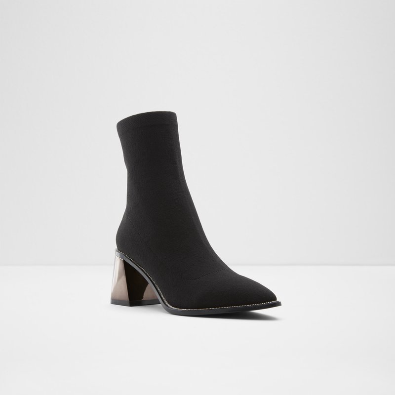 Women's Aldo Galalith Sock Boots Black | 4138-VNLYU