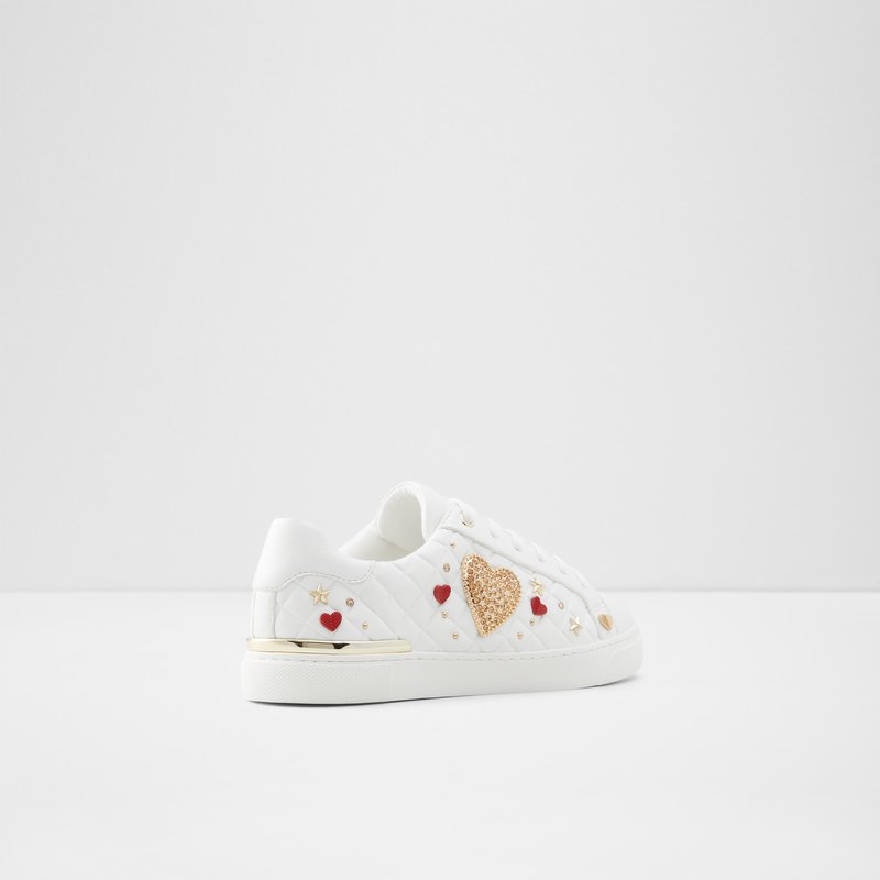 Women's Aldo Gi Low Sneakers White | 0419-ZKUCR