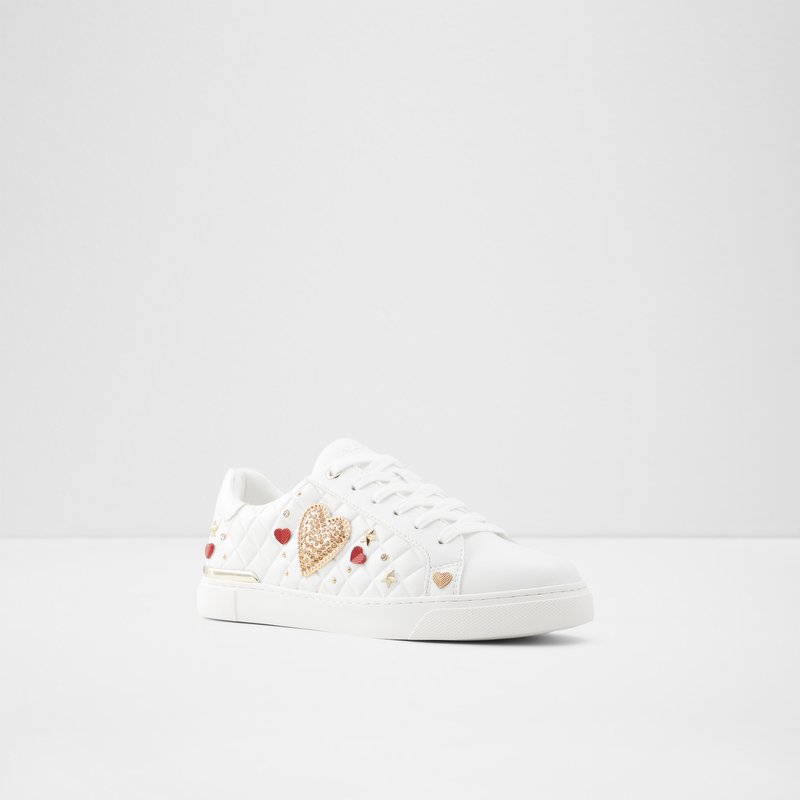 Women's Aldo Gi Low Sneakers White | 0419-ZKUCR
