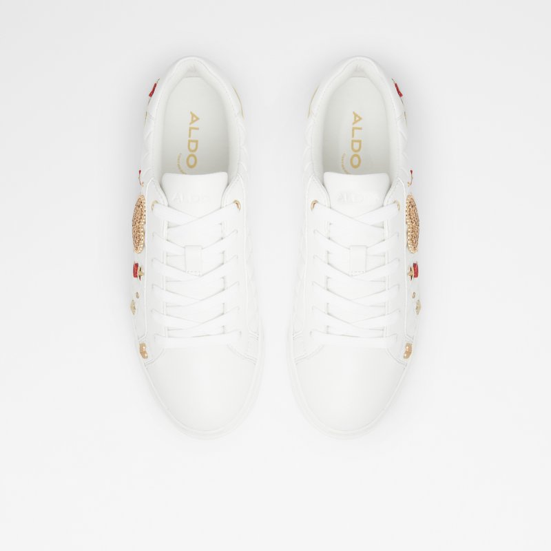 Women's Aldo Gi Low Sneakers White | 0419-ZKUCR