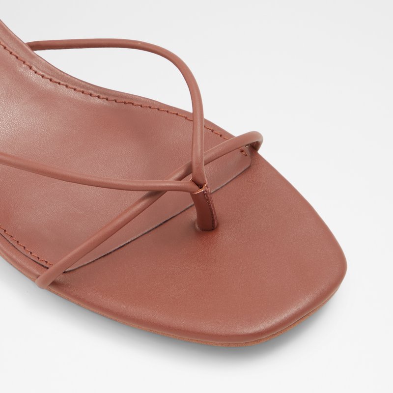Women's Aldo Giannaflex Flat Sandals Brown | 8425-XLMTI