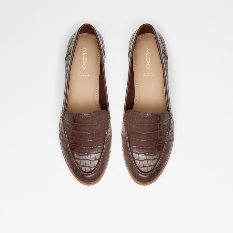 Women's Aldo Gililiaflex Loafers Brown | 8937-GJLUB