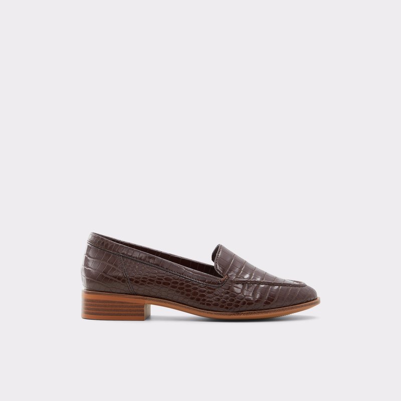 Women\'s Aldo Gililiaflex Loafers Brown | 8937-GJLUB