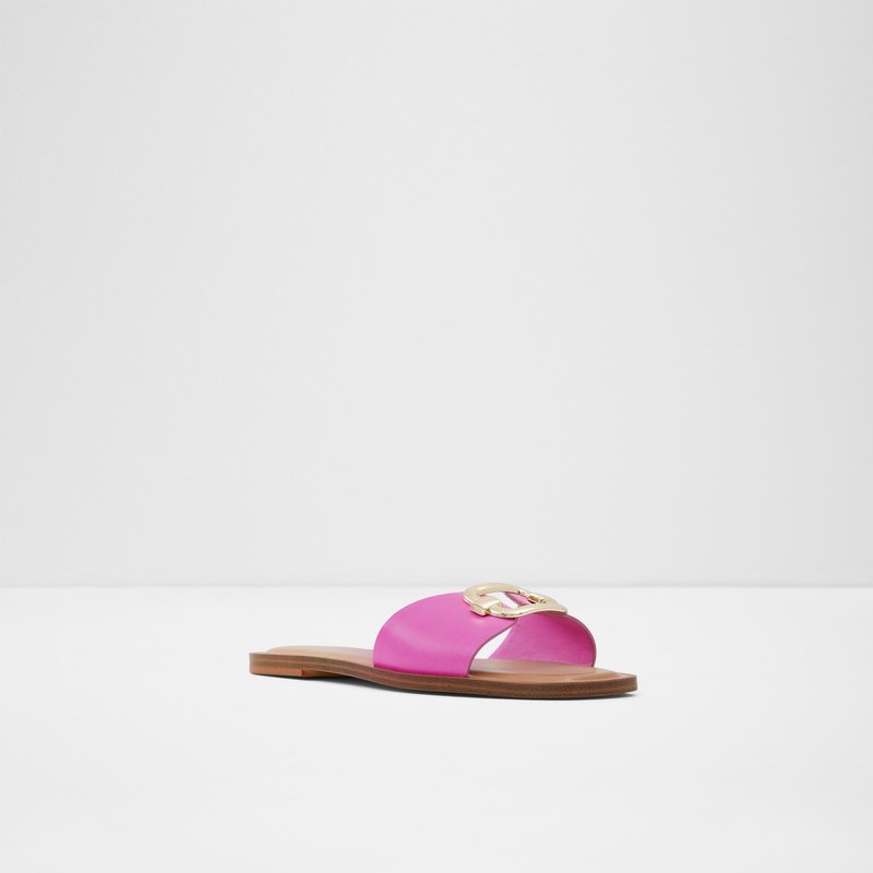 Women's Aldo Glaeswen Flat Sandals Fuchsia | 2106-GTWZL