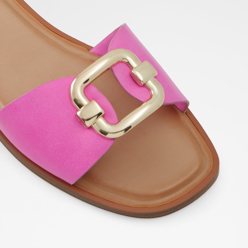 Women's Aldo Glaeswen Flat Sandals Fuchsia | 2106-GTWZL