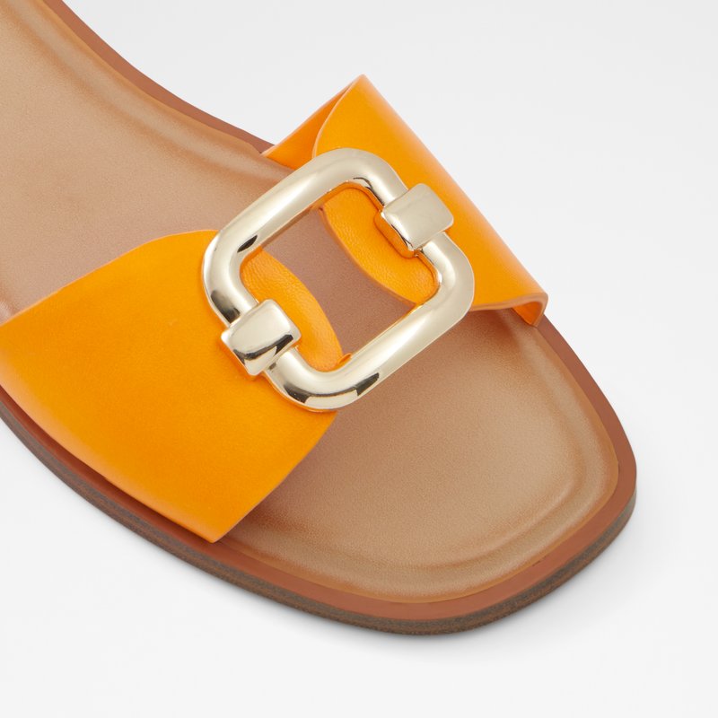 Women's Aldo Glaeswen Flat Sandals Light Orange | 6052-XQIBL