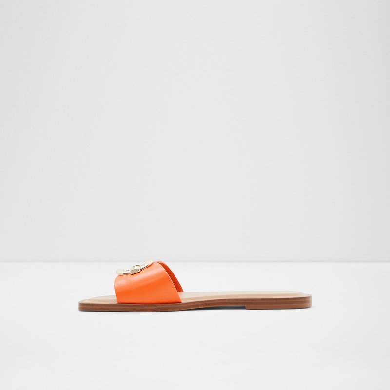 Women's Aldo Glaeswen Flat Sandals Orange | 8206-XYEPR