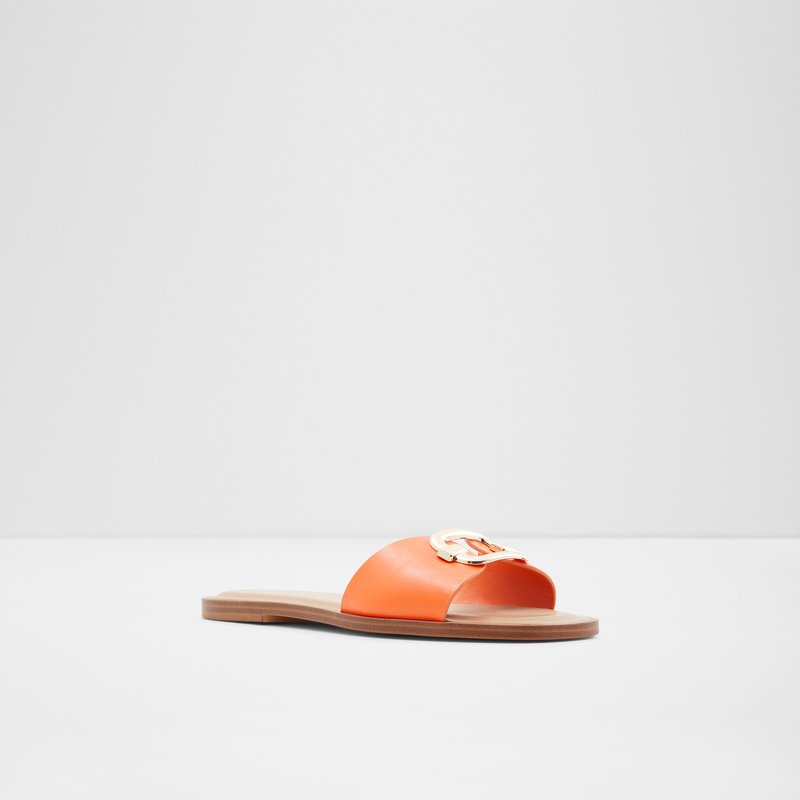 Women's Aldo Glaeswen Flat Sandals Orange | 8206-XYEPR