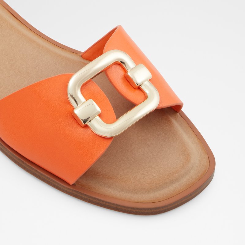 Women's Aldo Glaeswen Flat Sandals Orange | 8206-XYEPR