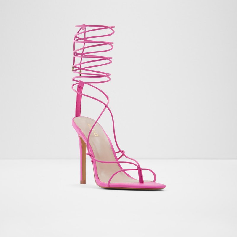 Women's Aldo Glaosa Heeled Sandals Pink | 9840-LDNRA