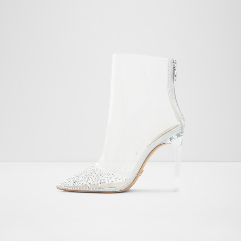 Women's Aldo Glassbootie Ankle Boots Clear | 1769-IJHMG