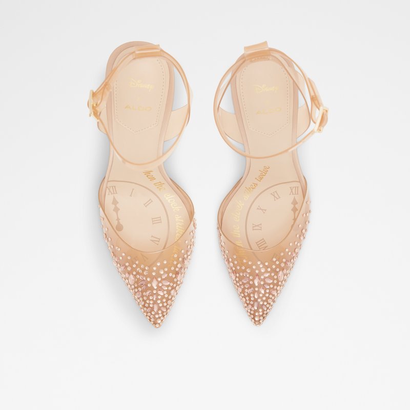 Women's Aldo Glassslipper High Heels Bone | 6495-ZUXVY