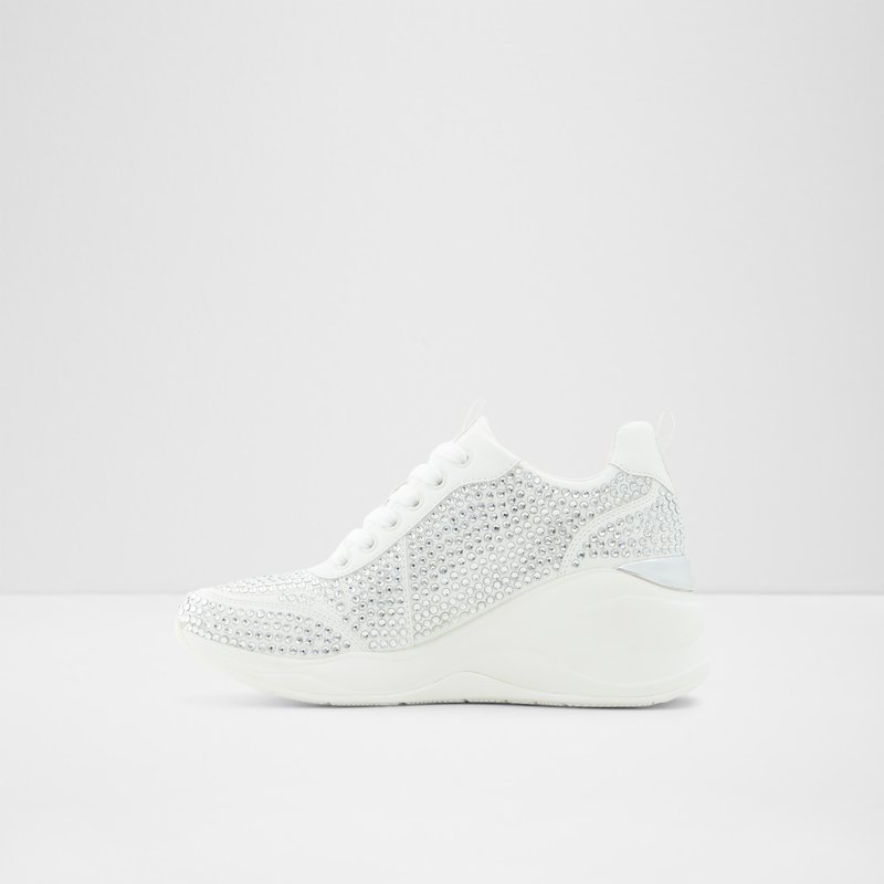 Women's Aldo Glow Wedge Sneakers Clear | 0458-KODCF