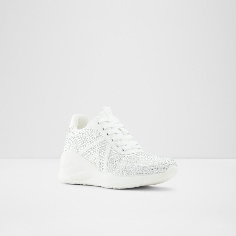 Women's Aldo Glow Wedge Sneakers Clear | 0458-KODCF