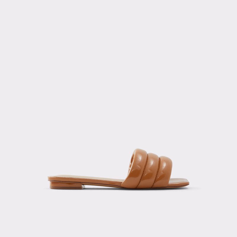 Women\'s Aldo Goani Casual Sandals Dark Beige | 0946-IATQG