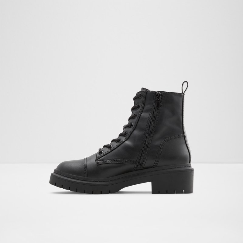 Women's Aldo Goer Combat Boots Black | 7584-YVTLI