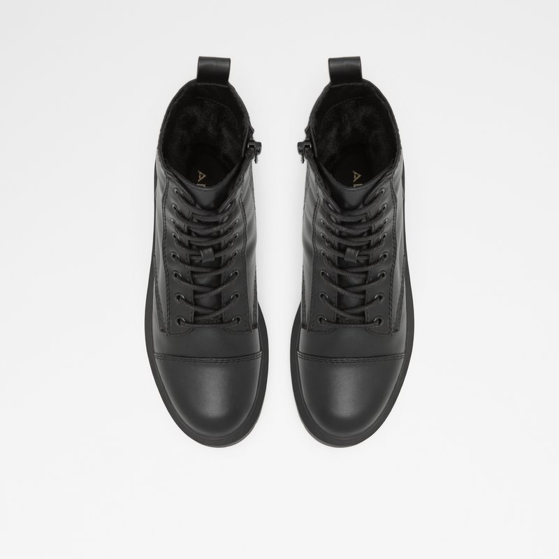 Women's Aldo Goer Combat Boots Black | 7584-YVTLI