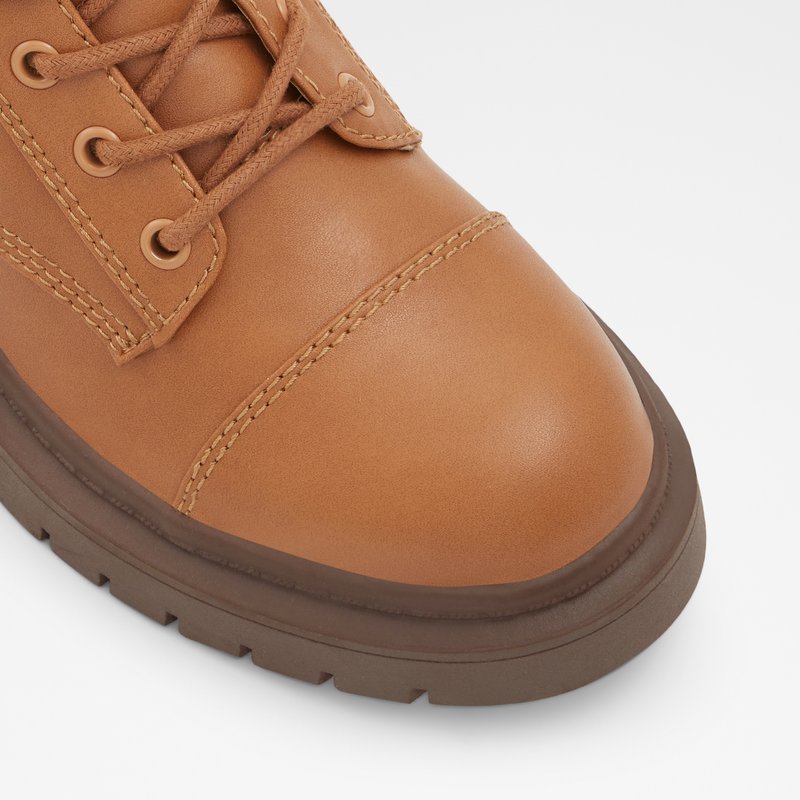 Women's Aldo Goer Combat Boots Brown | 7542-DRVSW