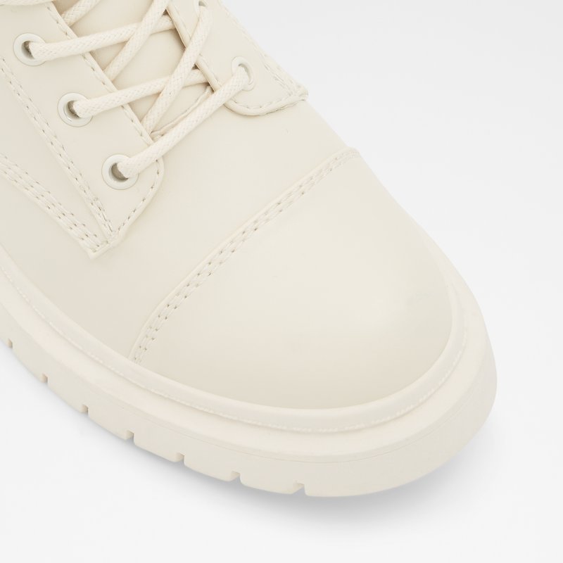 Women's Aldo Goer Combat Boots White | 1467-TDJYK