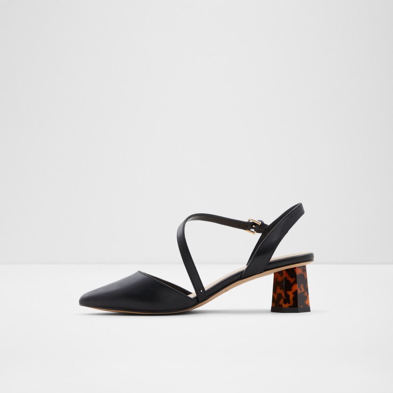Women's Aldo Gwelissa Block Heels Black | 5647-RXZBH