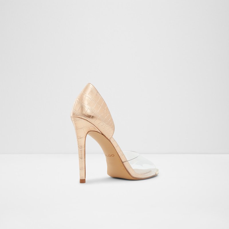 Women's Aldo Gwendassi High Heels Rose Gold | 1234-GQYOM