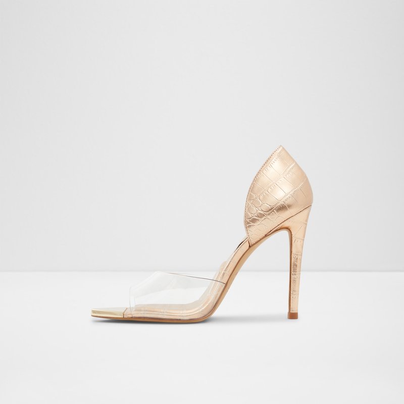 Women's Aldo Gwendassi High Heels Rose Gold | 1234-GQYOM