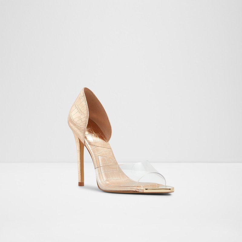 Women's Aldo Gwendassi High Heels Rose Gold | 1234-GQYOM
