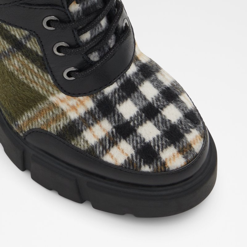 Women's Aldo Gyrn Combat Boots Khaki | 5610-QYLMU