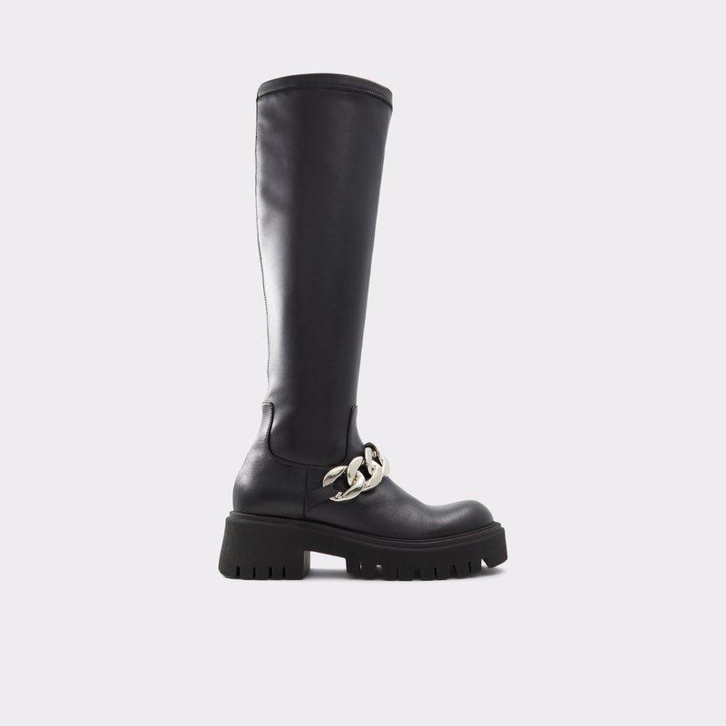 Women\'s Aldo Histride Knee High Boots Black | 4320-IBAZV