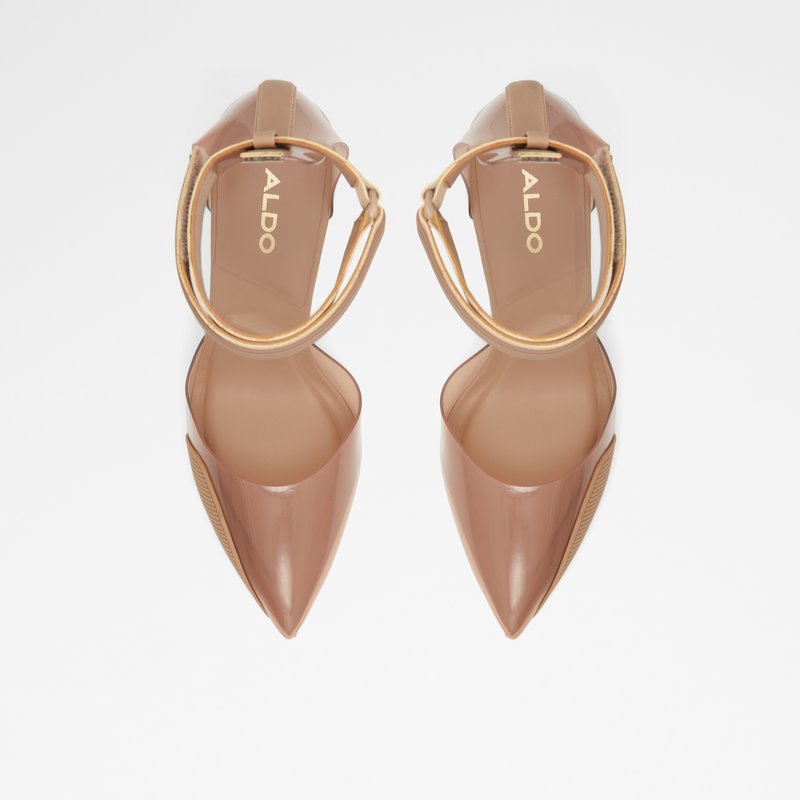 Women's Aldo Invisi High Heels Bone | 6298-WPAYH
