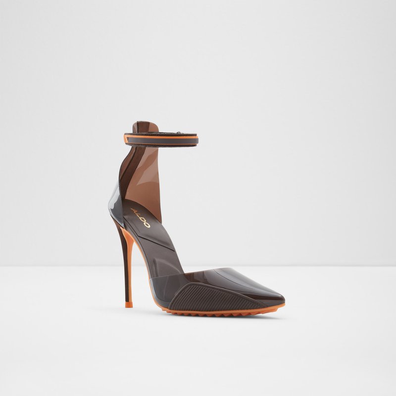 Women's Aldo Invisi High Heels Brown | 3540-UICZB