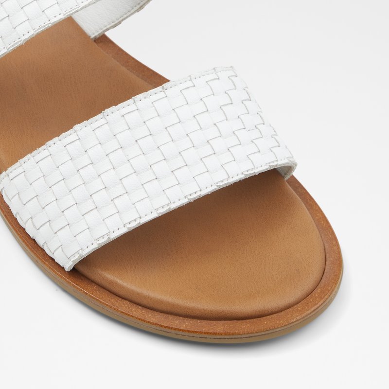 Women's Aldo Jereciaa Flat Sandals White | 1395-AOMXI
