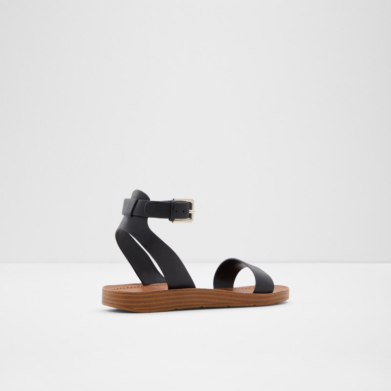 Women's Aldo Kedaredia Flat Sandals Black | 0514-MNSZA