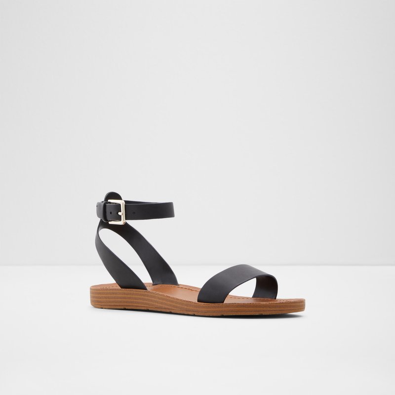 Women's Aldo Kedaredia Flat Sandals Black | 0514-MNSZA