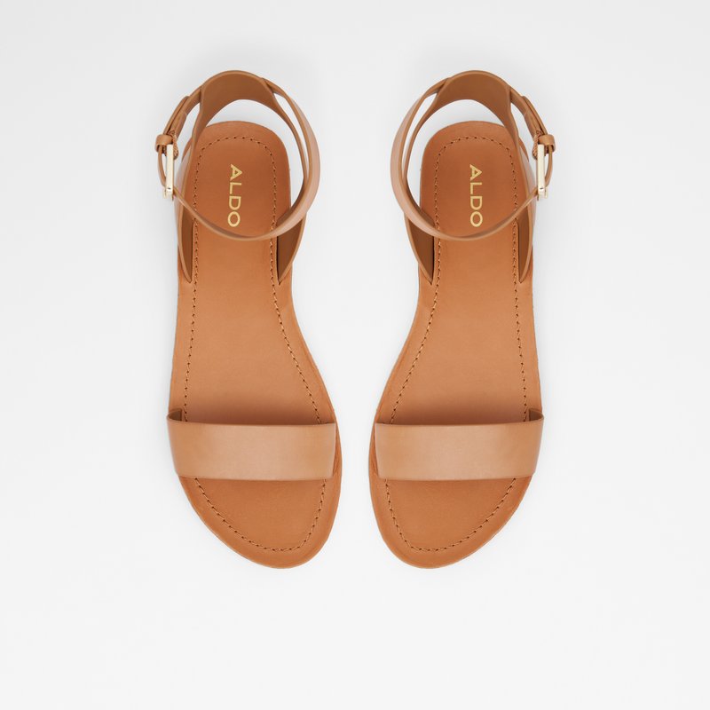 Women's Aldo Kedaredia Flat Sandals Brown | 9348-LEDJO