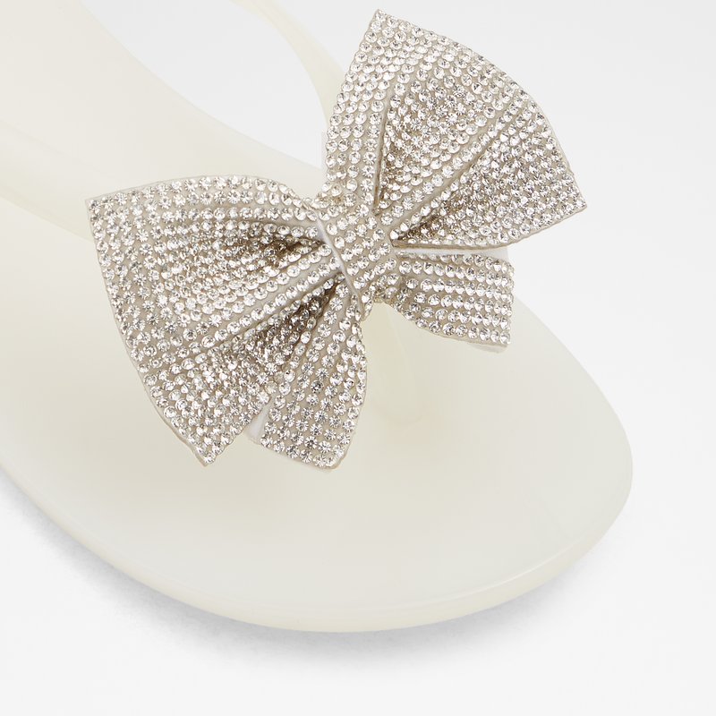 Women's Aldo Kimruska Flat Sandals White | 6819-WYEMI