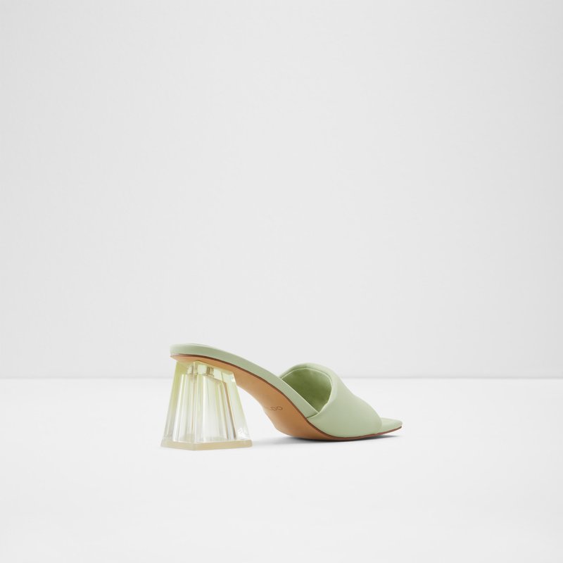 Women's Aldo Kylah Block Heels Light Green | 8520-CKQSL