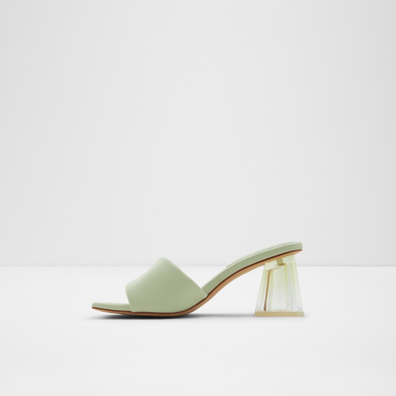 Women's Aldo Kylah Block Heels Light Green | 8520-CKQSL