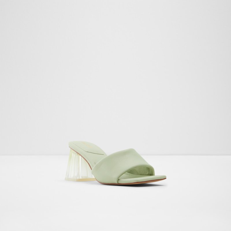 Women's Aldo Kylah Block Heels Light Green | 8520-CKQSL