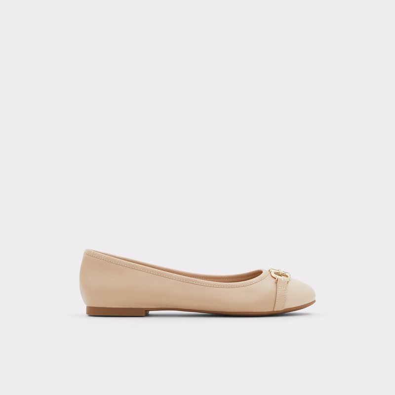 Women\'s Aldo Laabelle Ballerinas Bone | 2703-WSHKG
