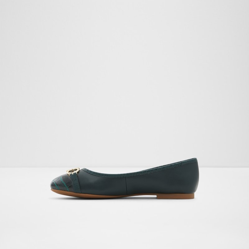 Women's Aldo Laabelle Ballerinas Dark Green | 1527-ZPTNG