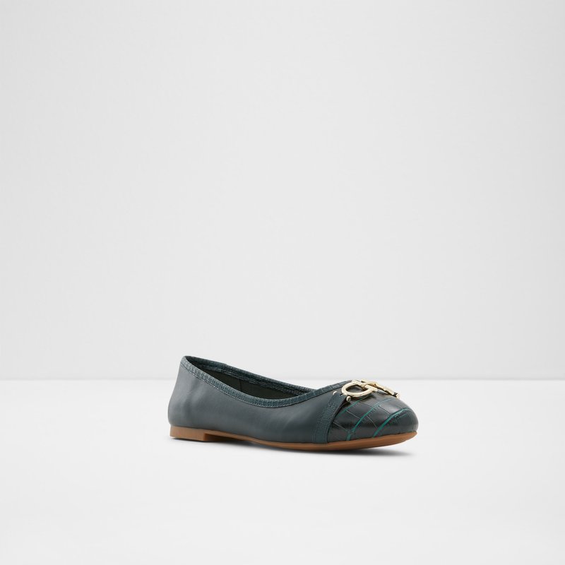 Women's Aldo Laabelle Ballerinas Dark Green | 1527-ZPTNG